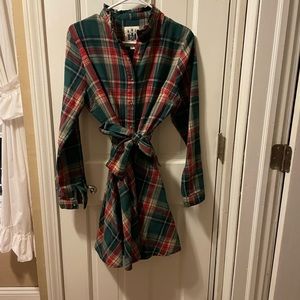 Kiel James Patrick Cozy Cabin Flannel Plaid Dress
